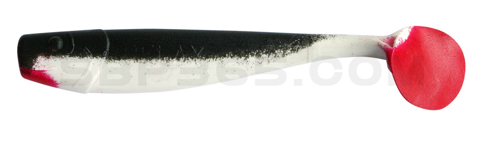 King-Shad 4" (ca. 11,0 cm) reinweiss / schwarz