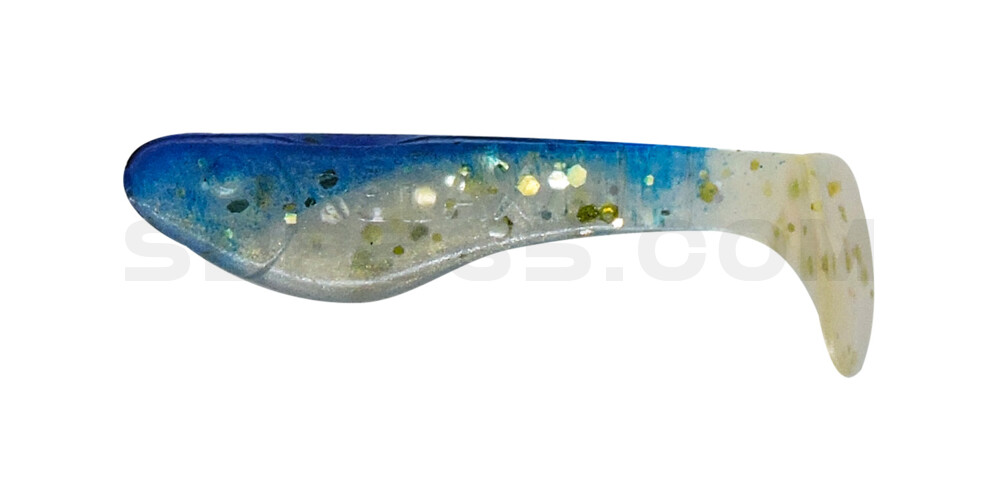 Kopyto-Classic 1" (ca. 3,5 cm) milchgold-Glitter / blau