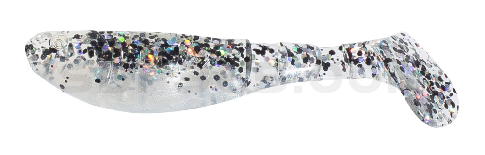 Kopyto-Classic 2,5" (ca.7 cm) im Original Relax ZIP BAG perlweiss / klar salt´n pepper Glitter