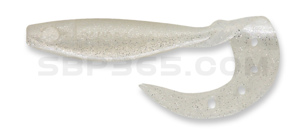 Sandra 6" (ca. 15 cm) perlweiss-Glitter