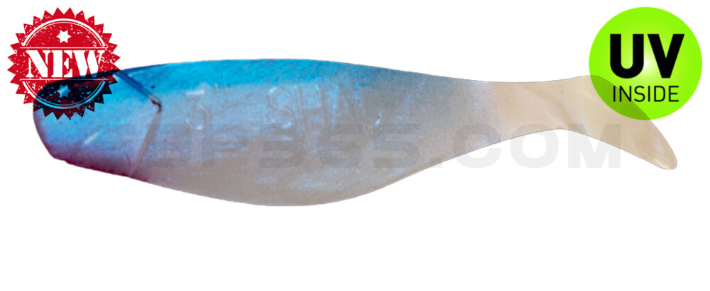 Shad 3" (ca. 8,0 cm) blauperl / blau