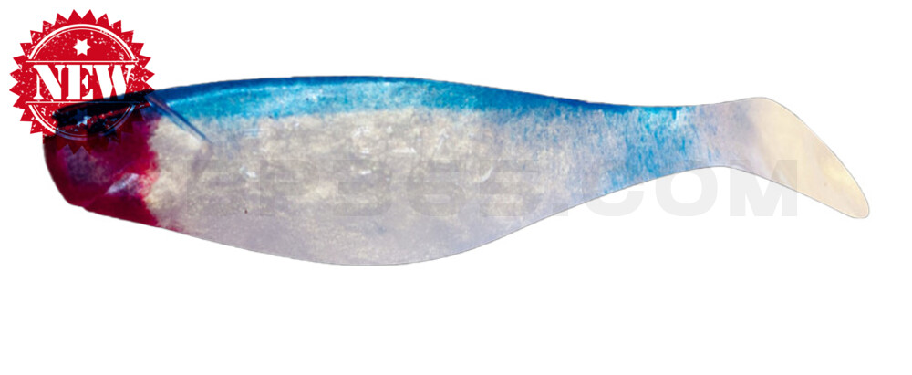 Shad 3" (ca. 8,0 cm) goldperl / blau