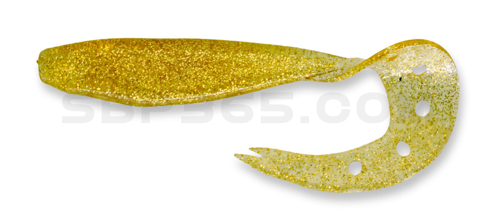 Sandra 6" (ca. 15 cm) klar gold-Glitter