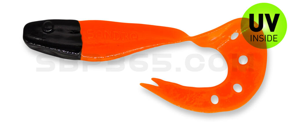 Sandra 9" (ca. 23 cm) orange / Black Head
