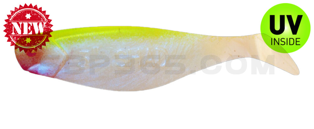 Shad 3" (ca. 8,0 cm) blauperl / grün