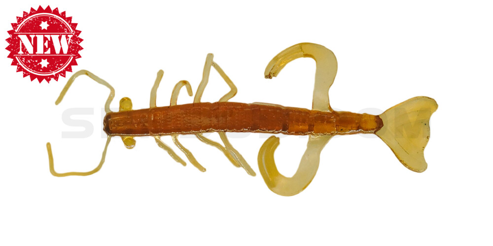 Shrimp 3" (ca. 8,0 cm) bernstein