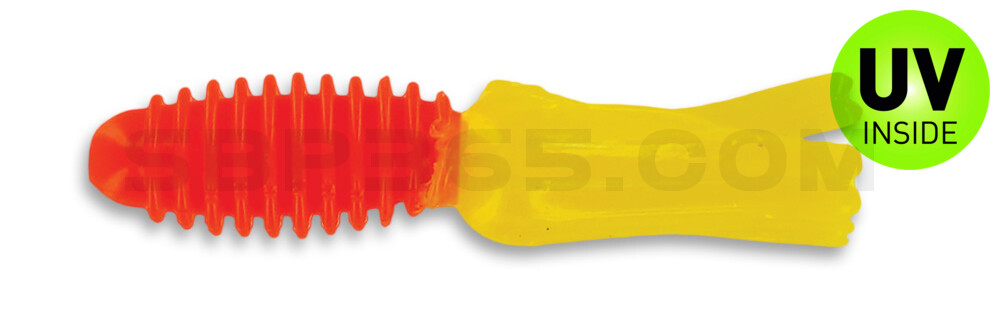Slab Tube 1.75"  (ca. 4,5 cm) Orange/Yellow