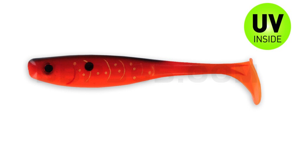 Suicide Shad 3,5" (ca. 9 cm) im Hartschalenblister Rayburn Red