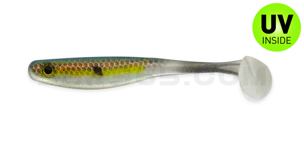 Suicide Shad 5" (ca. 13 cm) im Hartschalenblister Chartreuse Shad