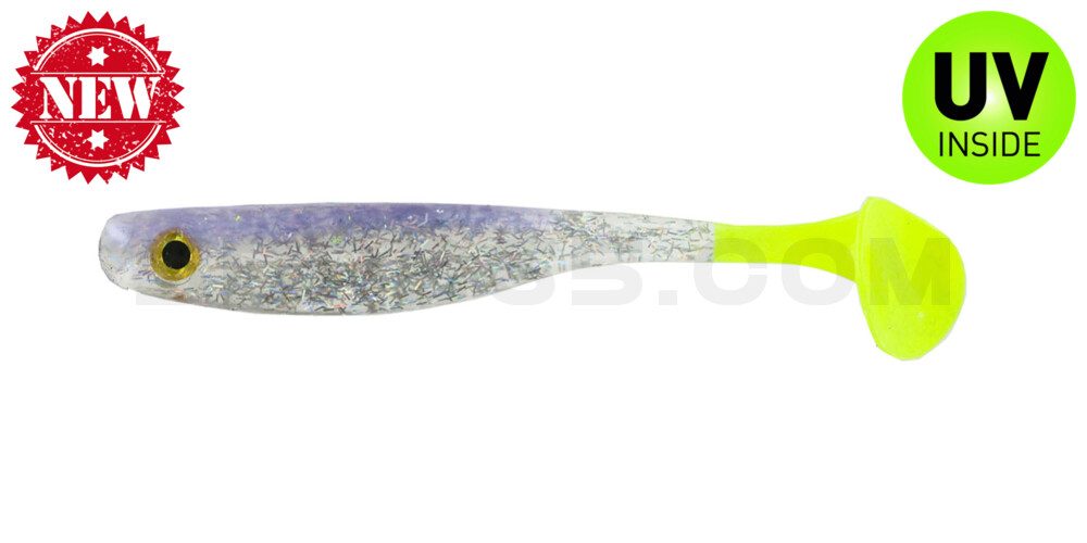 Suicide Shad 5" (ca. 13 cm) im Hartschalenblister Opening Night/Chart Tail