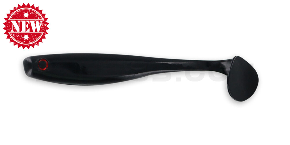 Suicide Shad 7" (ca. 17 cm) im Hartschalenblister Black