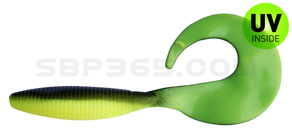 Super Grub 5" (ca. 11,5 cm) fluogelb / schwarz