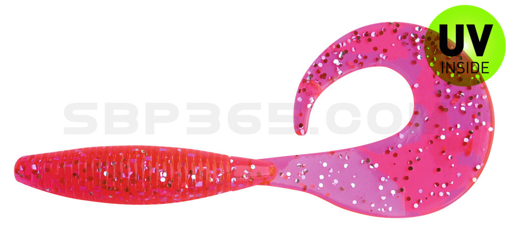 Super Grub 5" (ca. 11,5 cm) hot pink glitter