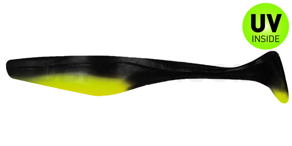 Swimming Jerk Minnow 4" (ca. 8,5 cm) fluogelb / schwarz