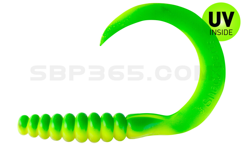 SX XXL Grub 11" fluogelb / grün