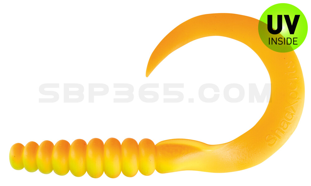 SX XXL Grub 11" fluogelb / orange