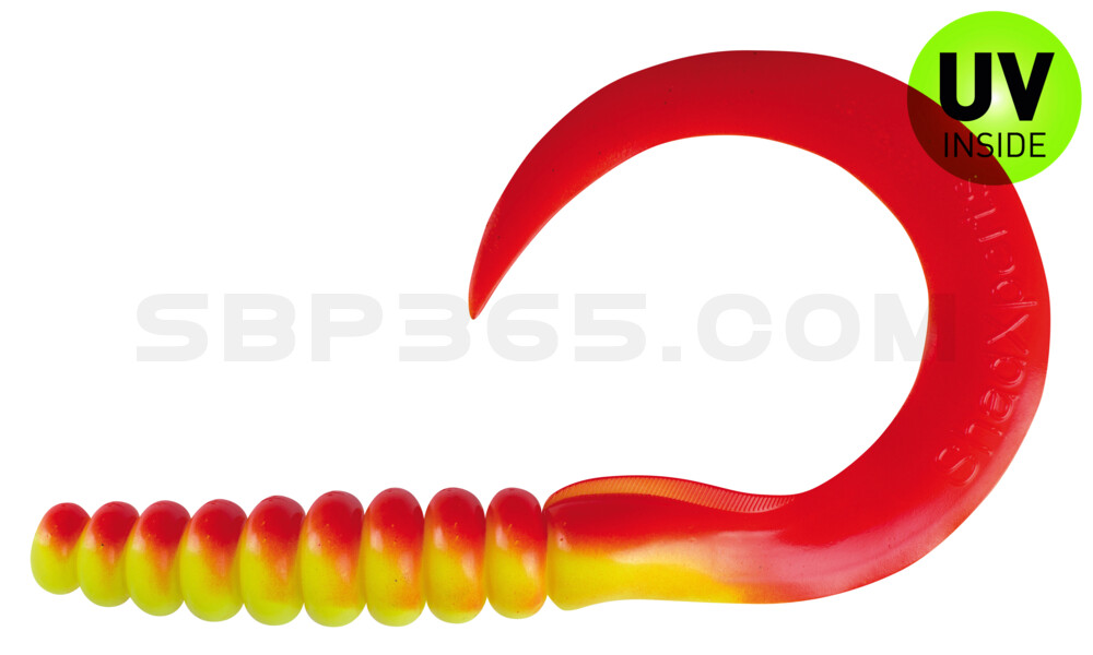 SX XXL Grub 11" fluogelb / rot