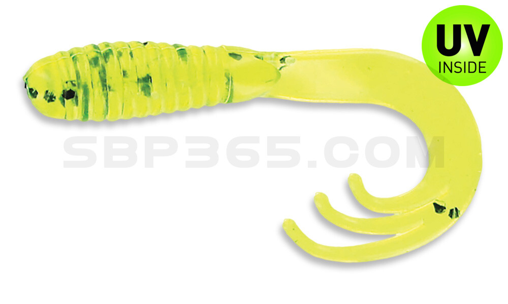 Triple Tail Grub 2"  (ca. 5 cm) Chart Pepper