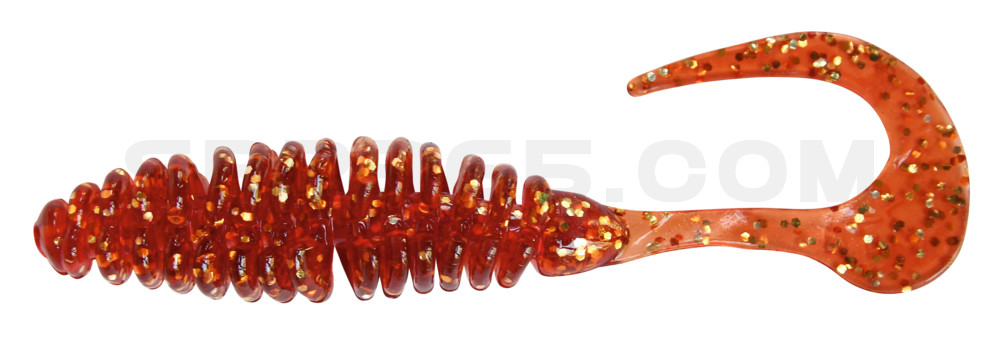 Turbotwister 5" (ca. 12,0 cm) bernstein gold-glitter