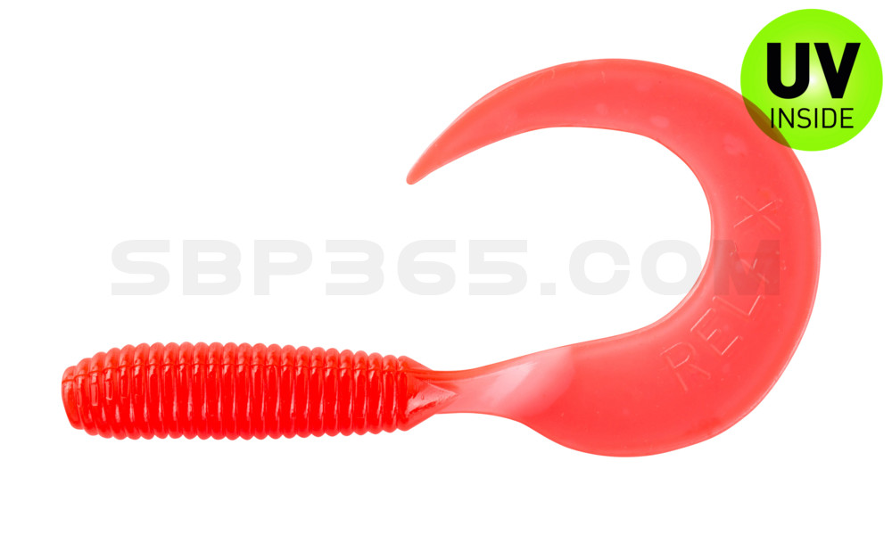 Twister 2,5" regulär (ca. 6,0 cm) feuerrot