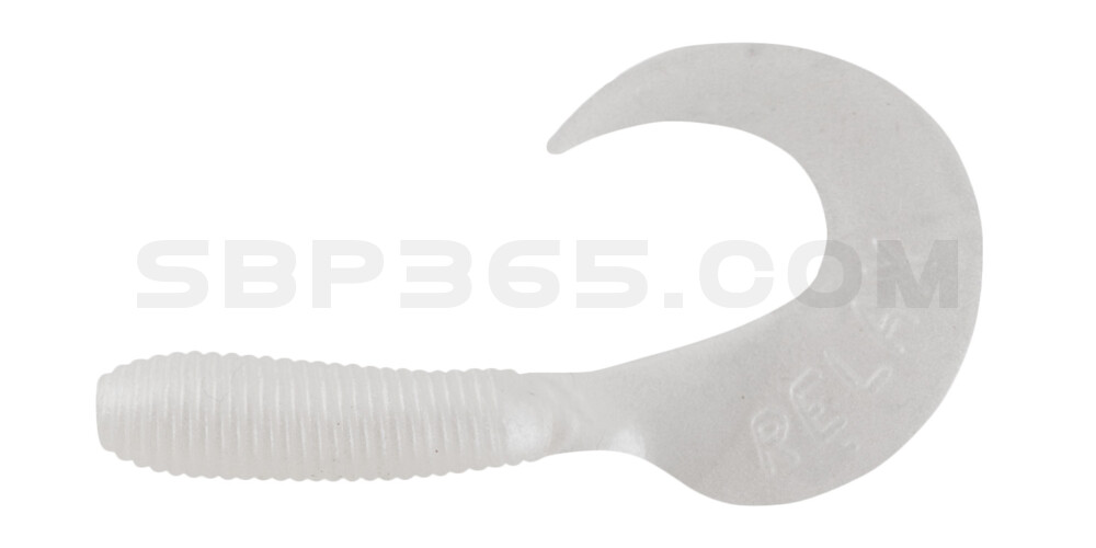 Twister 2,5" regulär (ca. 6,0 cm) perlweiss