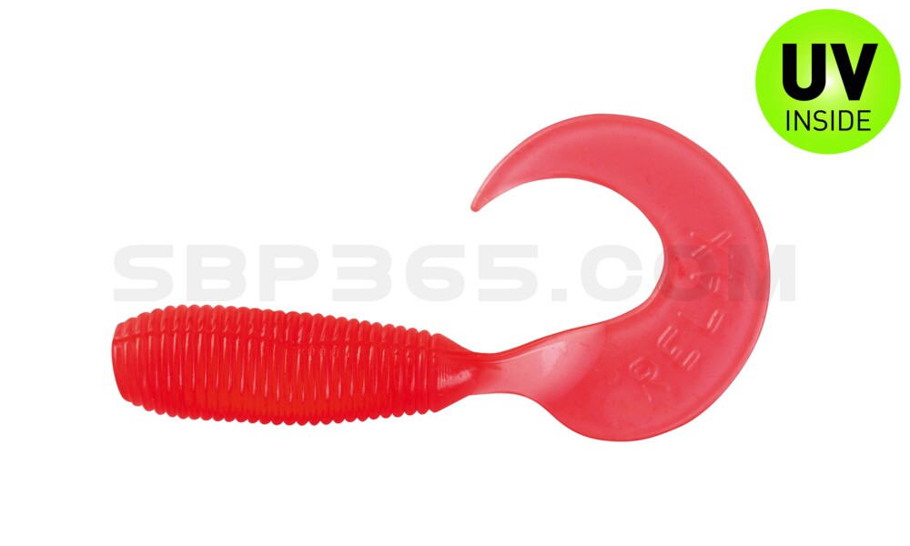 Twister 2" regulär (ca. 4,5 cm) feuerrot