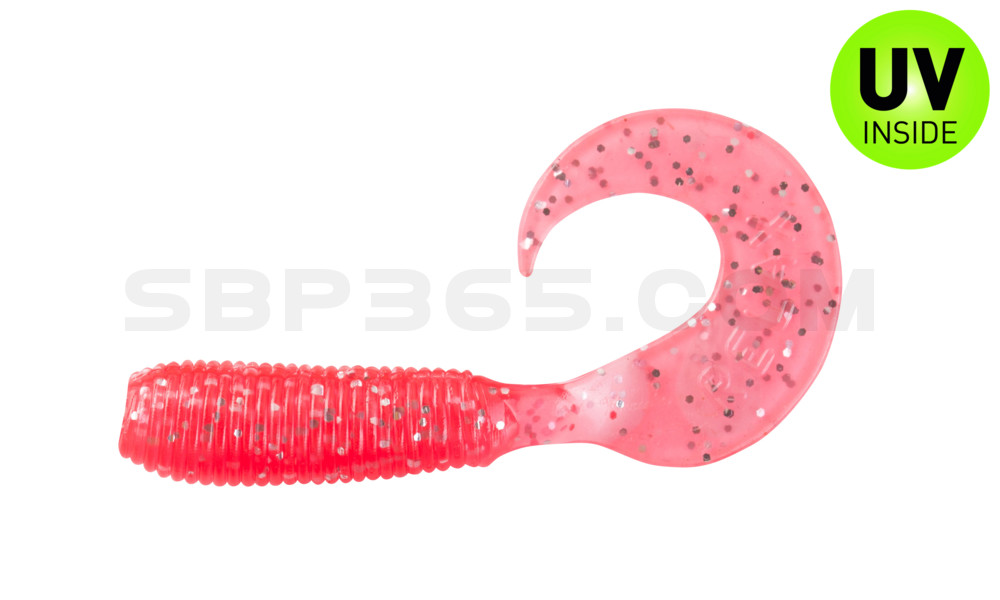Twister 3/4" regulär (ca. 2,0 cm) feuerrot glitter