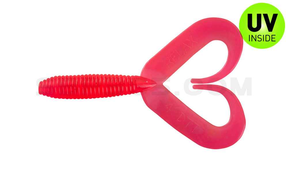 Twister 3" Doubletail regulär (ca. 9,0 cm) feuerrot