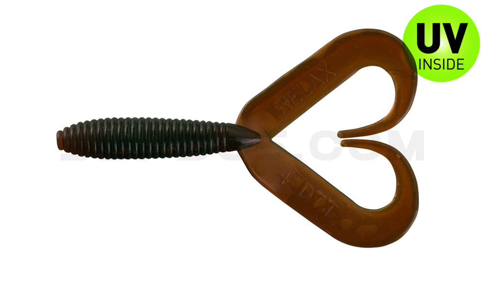 Twister 3" Doubletail regulär (ca. 9,0 cm) motoroil