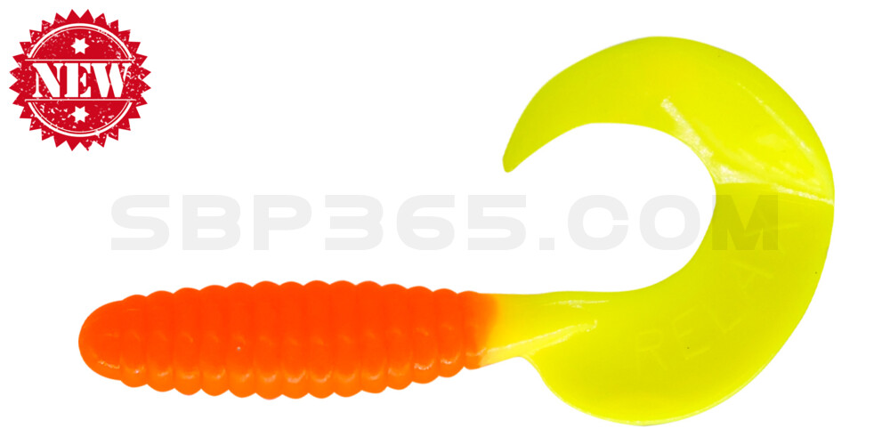 Twister 3" regulär (ca. 7,0 cm) orange / fluogelb