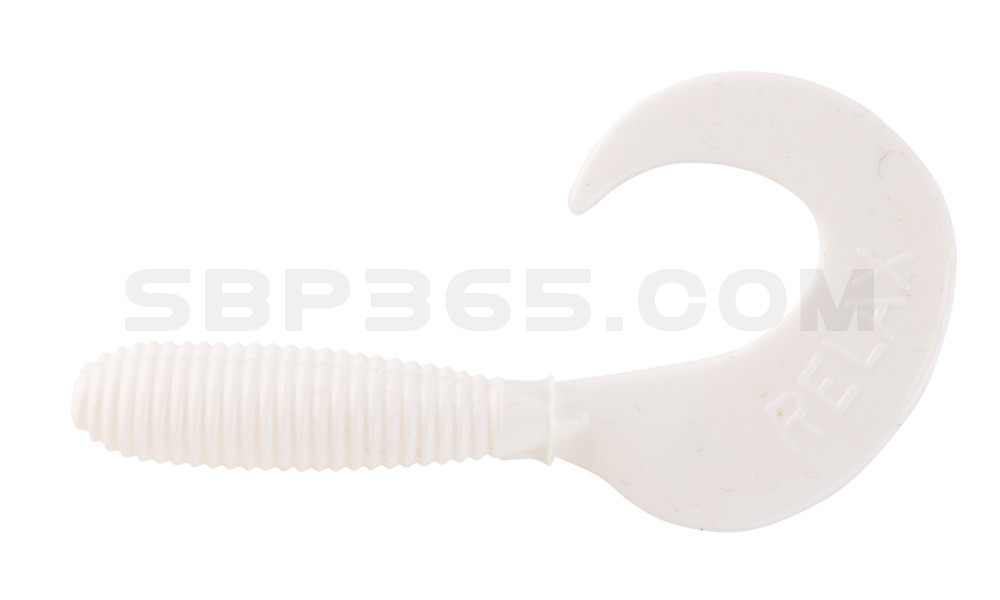 Twister 3" regulär (ca. 7,0 cm) reinweiß