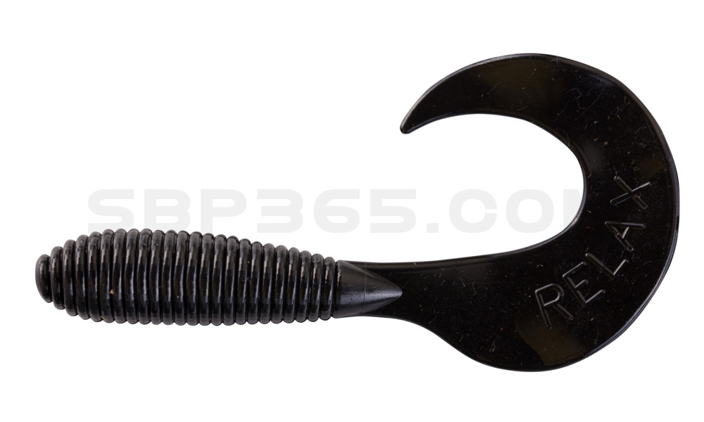 Twister 3" regulär (ca. 7,0 cm) schwarz