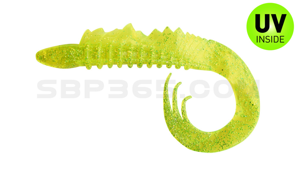Viper 3" (ca. 8,0 cm) grün(chartreuse)-Glitter