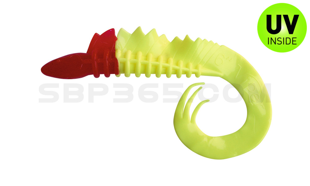 Viper 6" (ca. 15,0 cm) fluogelb / red head
