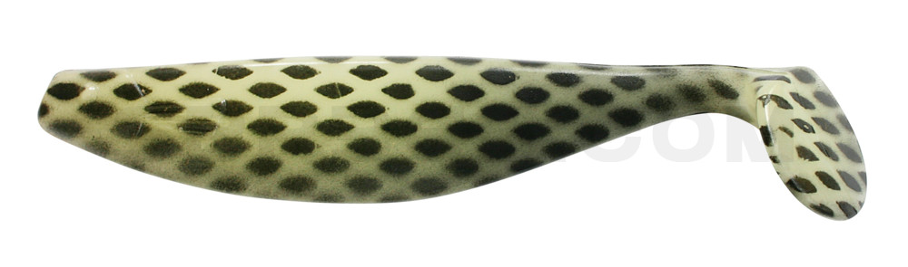 Xtra-Soft 8" (ca. 21,0 cm) selbstleuchtend-schwarz-gestreift