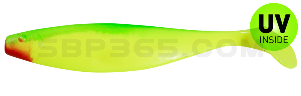 Xtra-Soft 9" (ca. 23,0 cm) fluogelb / grün