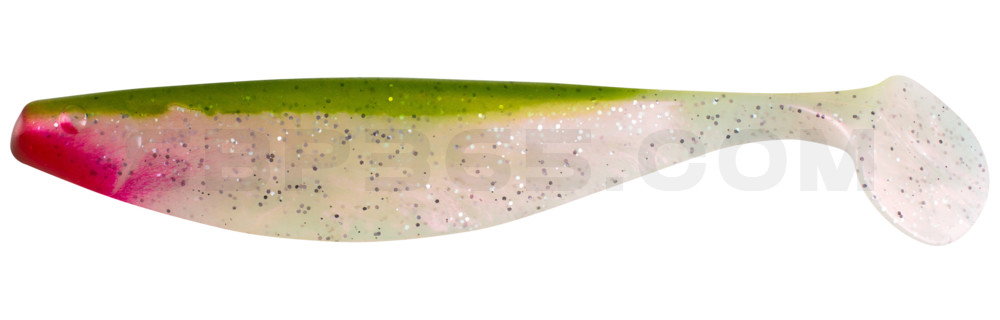 Xtra-Soft 9" (ca. 23,0 cm) perl-Glitter / hechtgrün