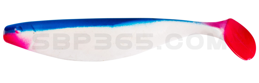 Xtra-Soft 9" (ca. 23,0 cm) reinweiss / blau
