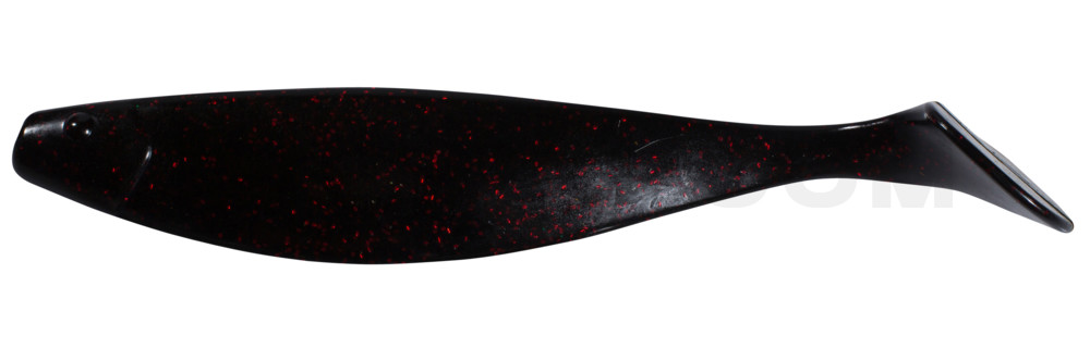 Xtra-Soft 9" (ca. 23,0 cm) schwarz-rot-Glitter