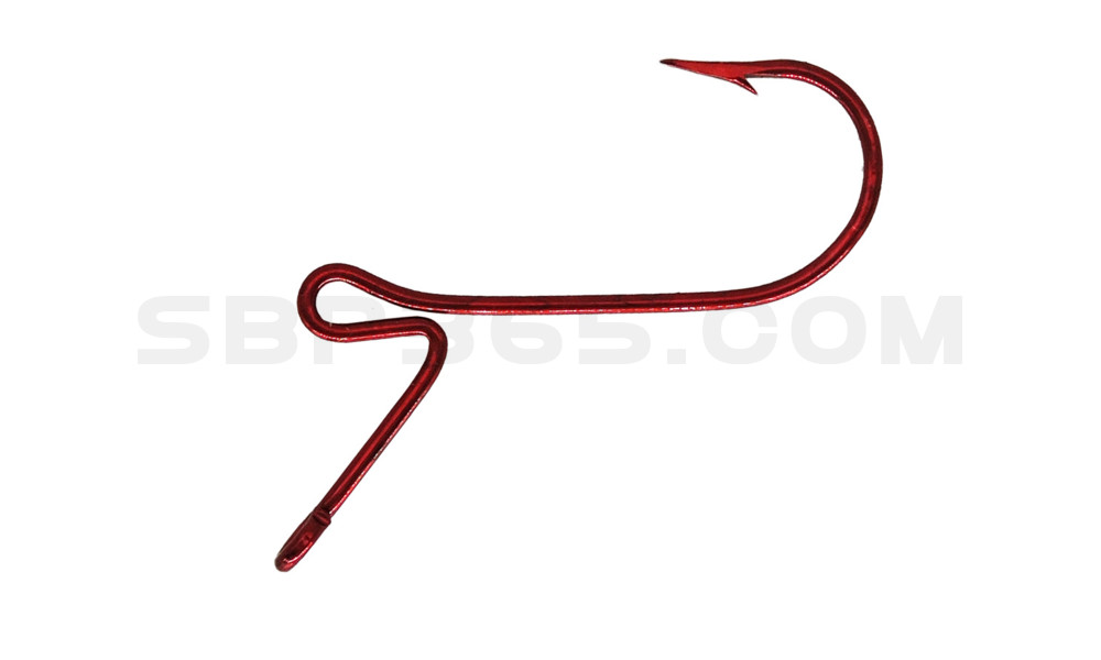 Stand Out Western Finesse Bass Hook, Red Alert, #4, 8 hooks/blister