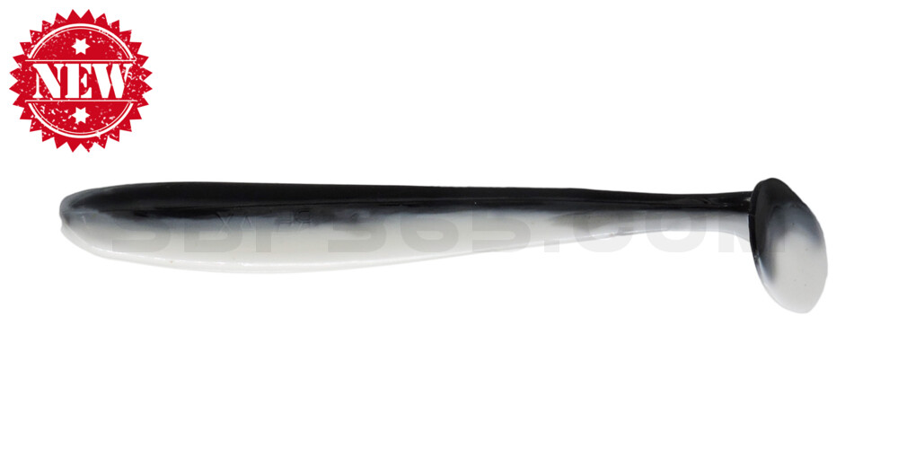 Bass Shad 4,5“ (ca. 13 cm) reinweiss / schwarz