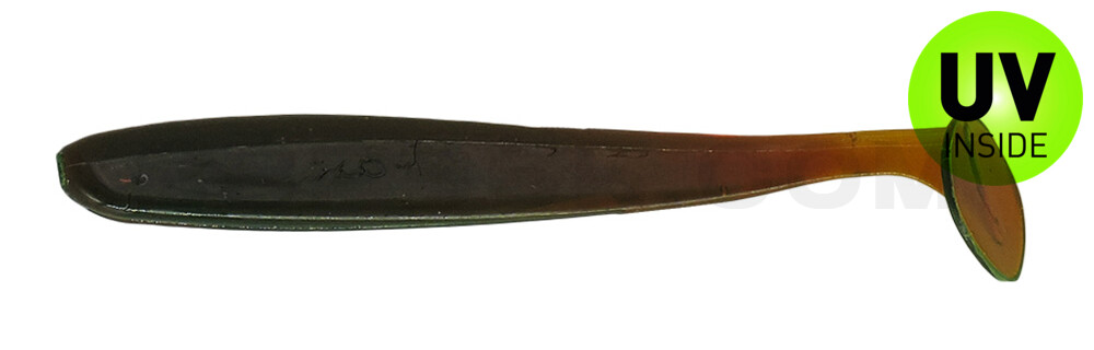 Bass Shad 4,5“ (ca. 13 cm) motoroil